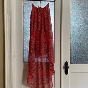 High low Patterned Summer Dress
